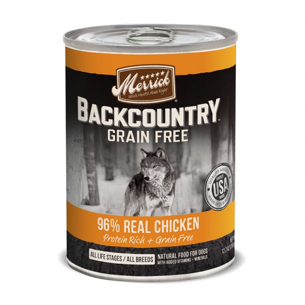 Merrick Backcountry 96% Real Chicken 12.5 oz