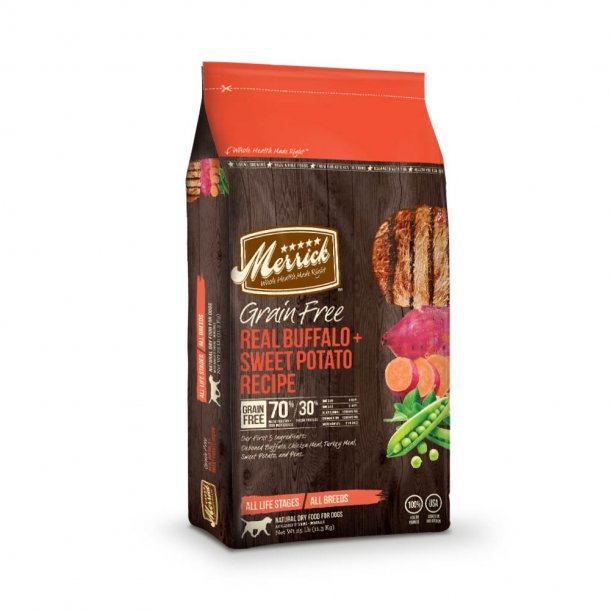 Merrick Grain Free Buffalo and Sweet Potato 22 lb