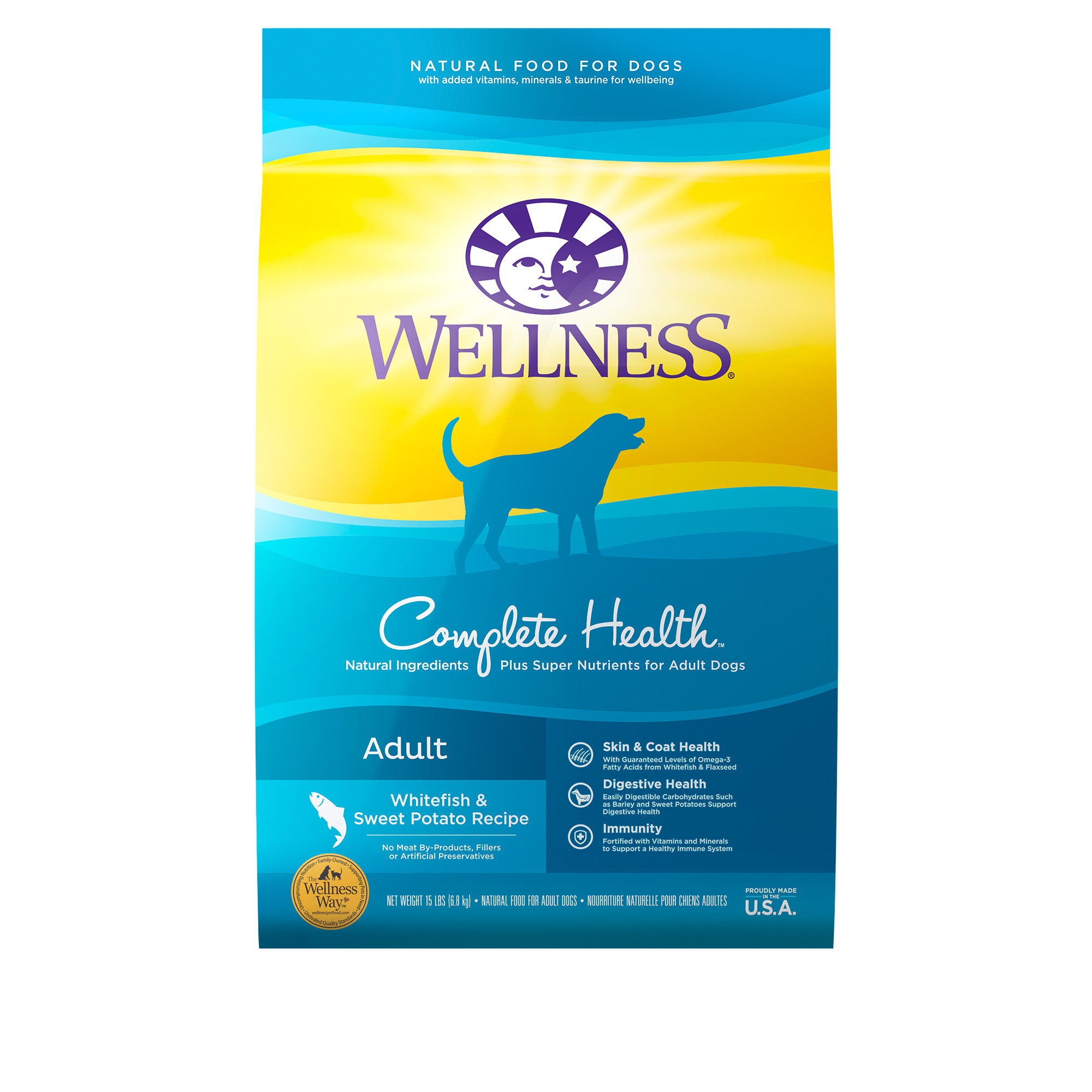 Wellness Whitefish and Sweet  Potato 15lb