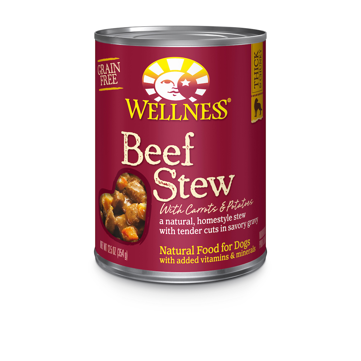 Wellness Grain free Beef Stew 12.5oz