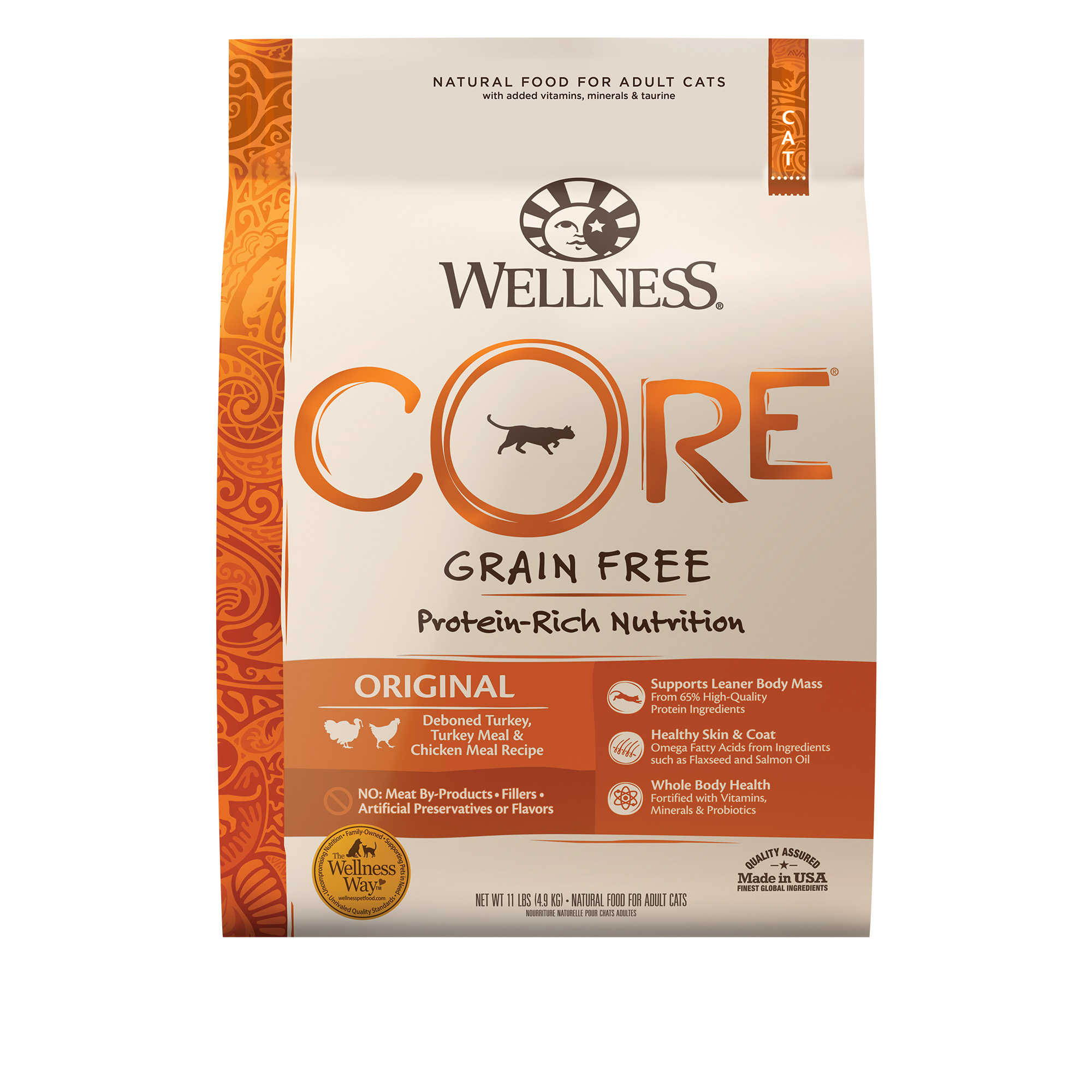 Wellness Original Grain Free Multi-Protein Core Cat 11lb