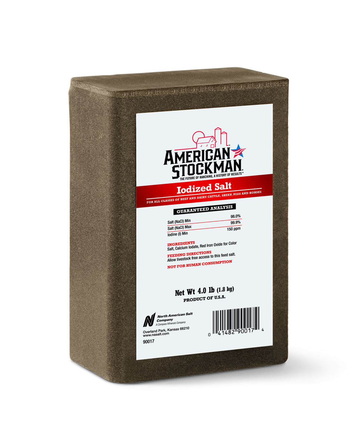 American Stockman® Iodized Salt 4 lb.