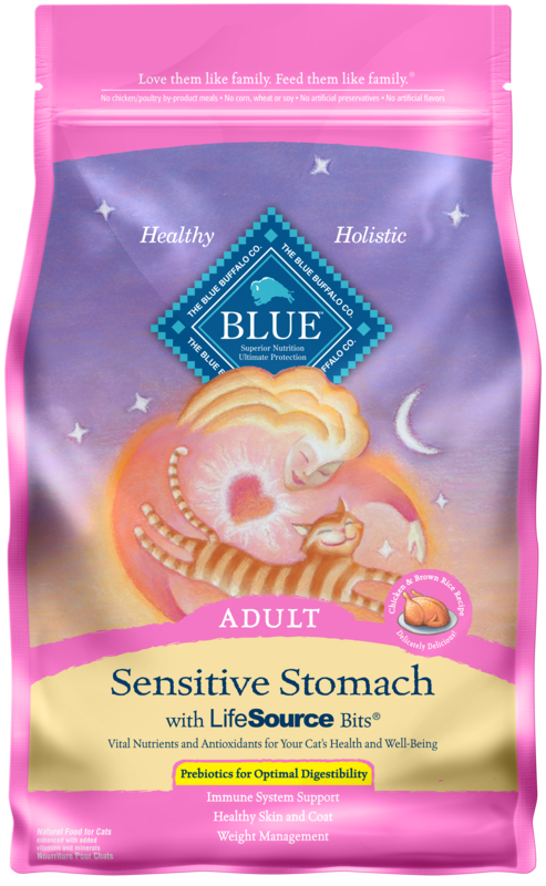 Blue Buffalo Sensitive Stomach Adult Chicken Cat 7lb