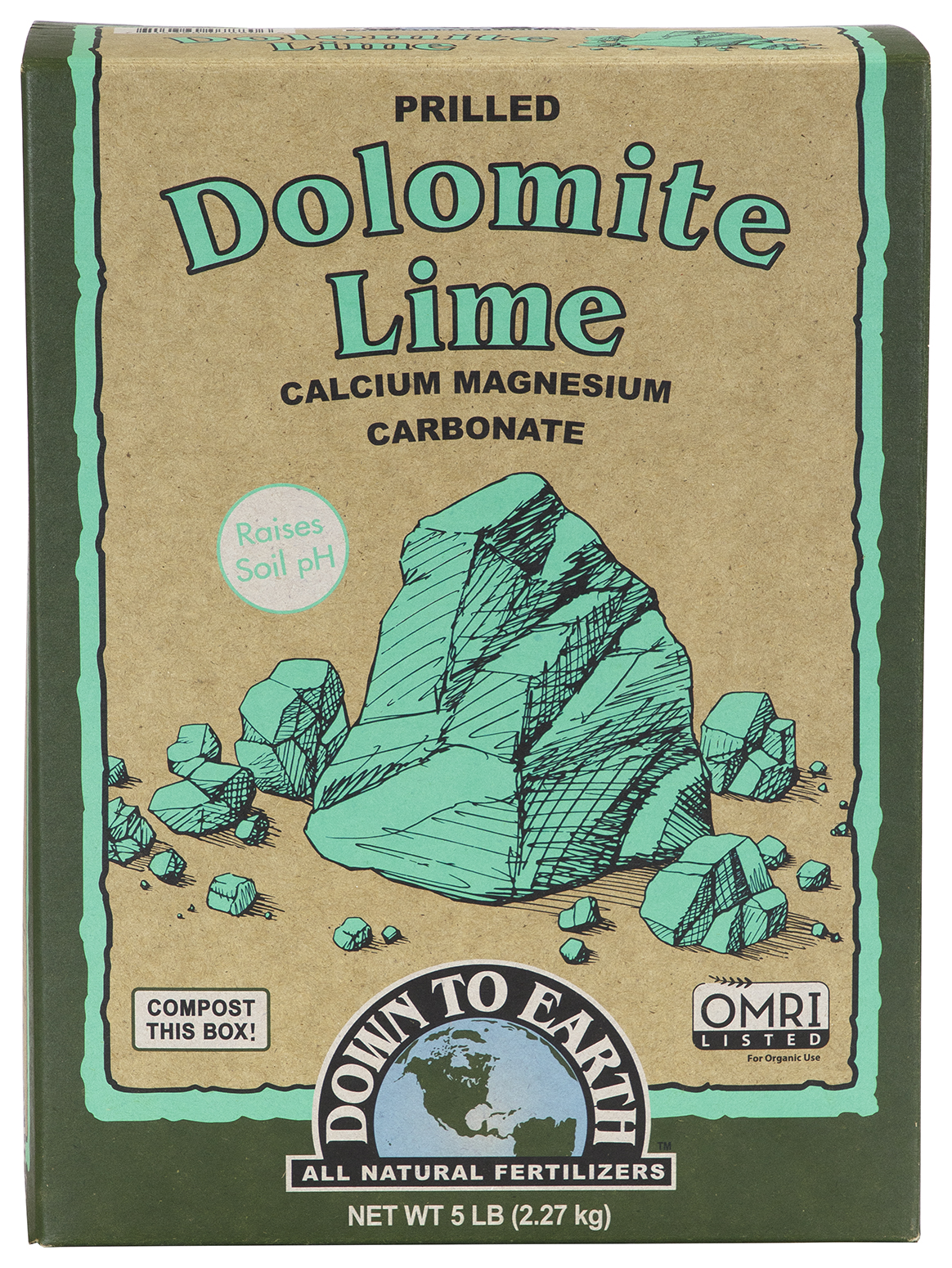 Dolomite Lime - Calcium Magnesium Carbonate 5 lb.