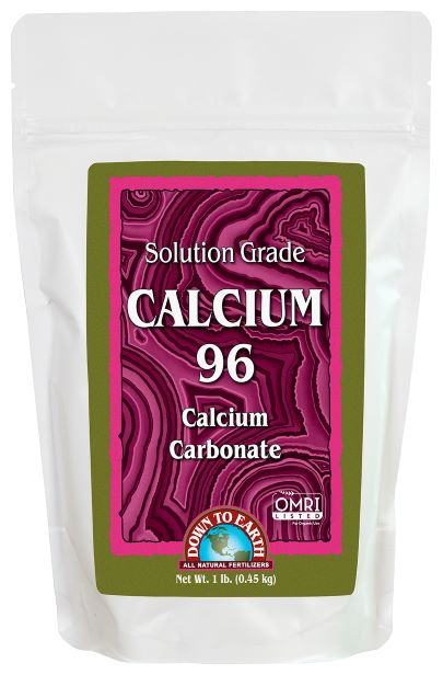 Down to Earth Solution Grade Calcium 96 1 lb.
