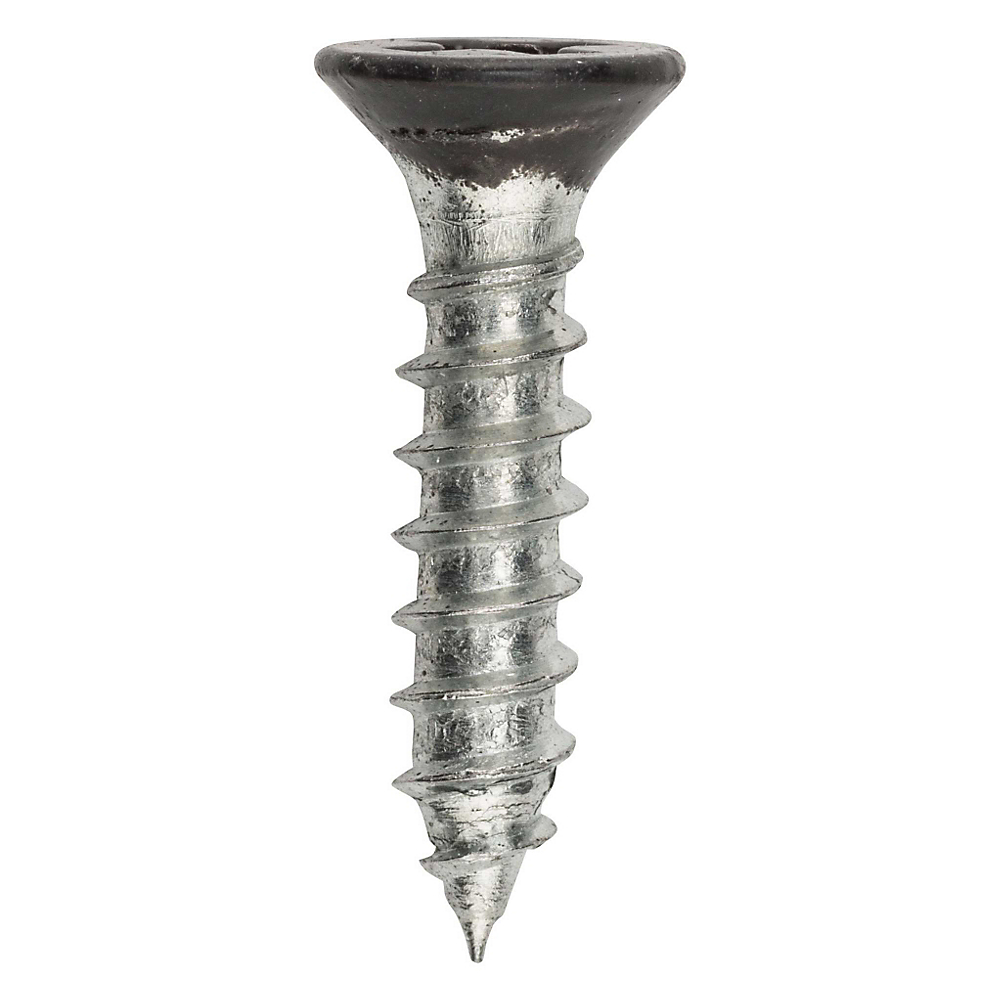 8 X 3/4 Flat Black Wd Screw