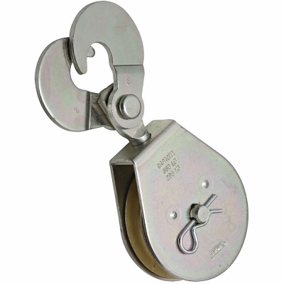 3" ZN Sciss Hook Pulley