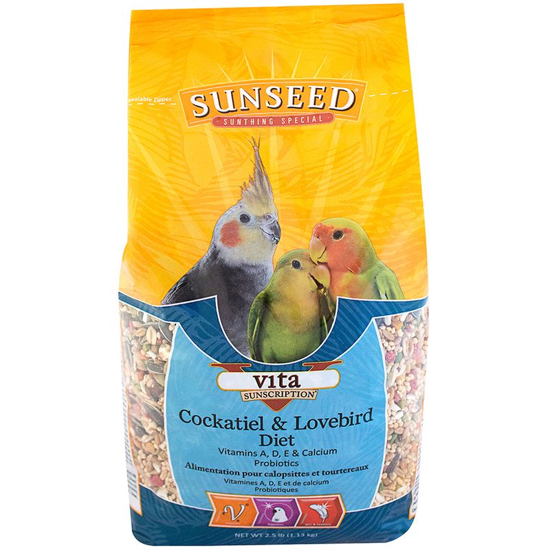 Sunseed Vita Cockatiel and Lovebird 5lb