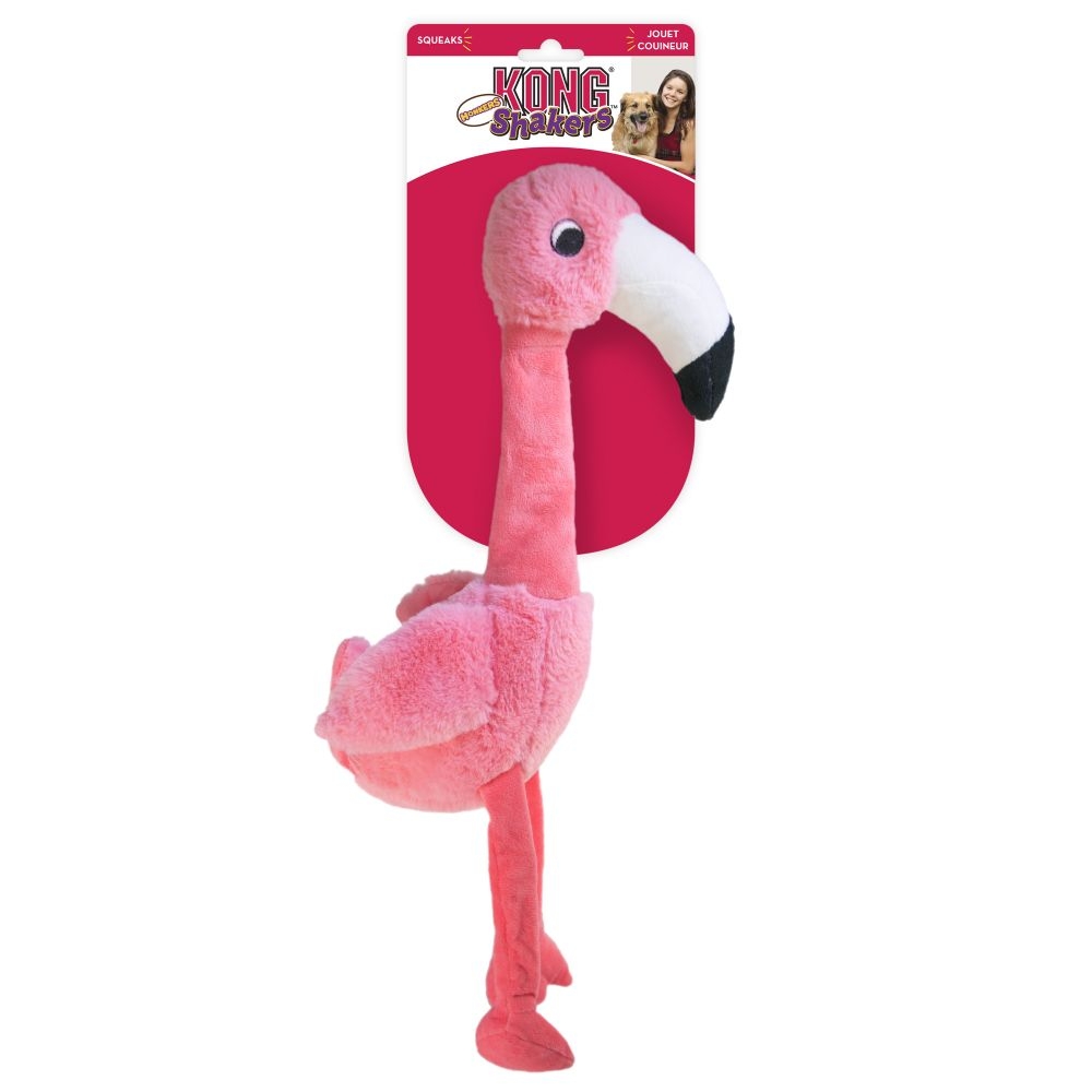 Kong Shakers Honkers Flamingo Large