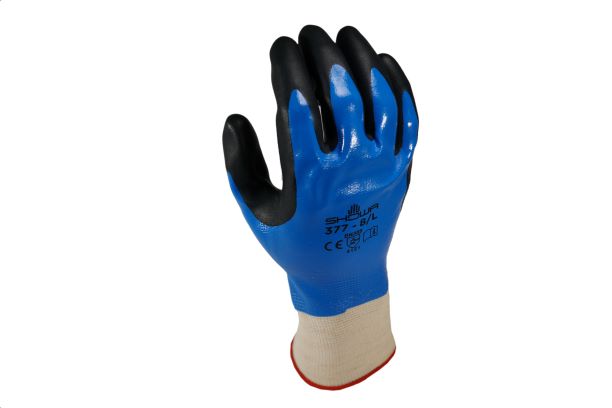 Showa Blue Dipped Nitrile Glove