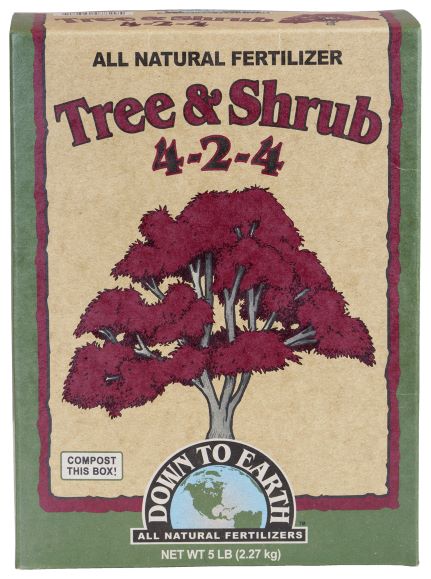 Down to Earth Tree & Shrub Mix 4-2-4, 5 lb.