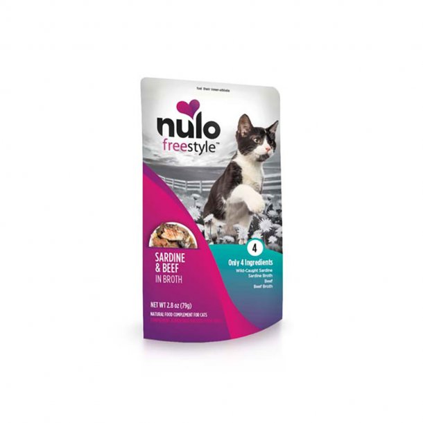 Nulo Beef and Sardine Pouch 2.8oz