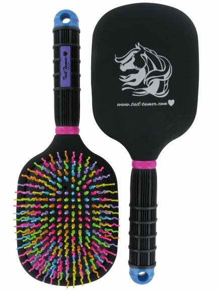 Professional's Choice Tail Tamer Rainbow Paddle Brush