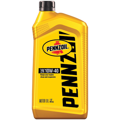 Pennzoil 10W 40 Motor Oil, Qt.