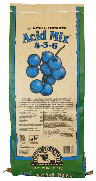 Down To Earth Acid Mix 4-3-6 25 lb.