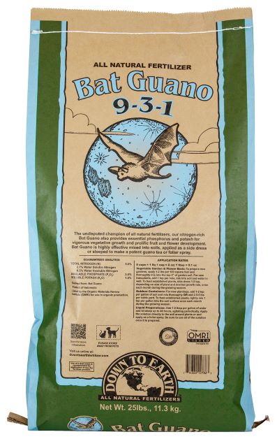 Down To Earth Bat Guano 25 lb.