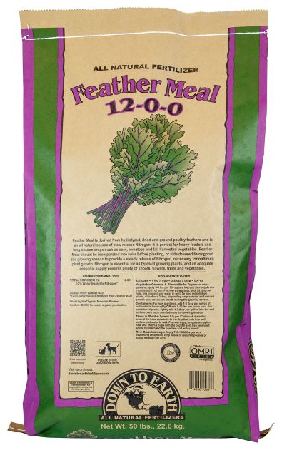 DOWN TO EARTH FEATH MEAL 50 LB.