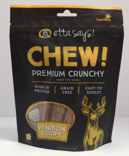 Etta Says Chew! Premium Crunchy Venison Recipe 4.5oz