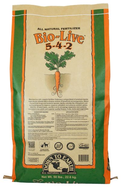 Down To Earth Bio-Live 50 lb.