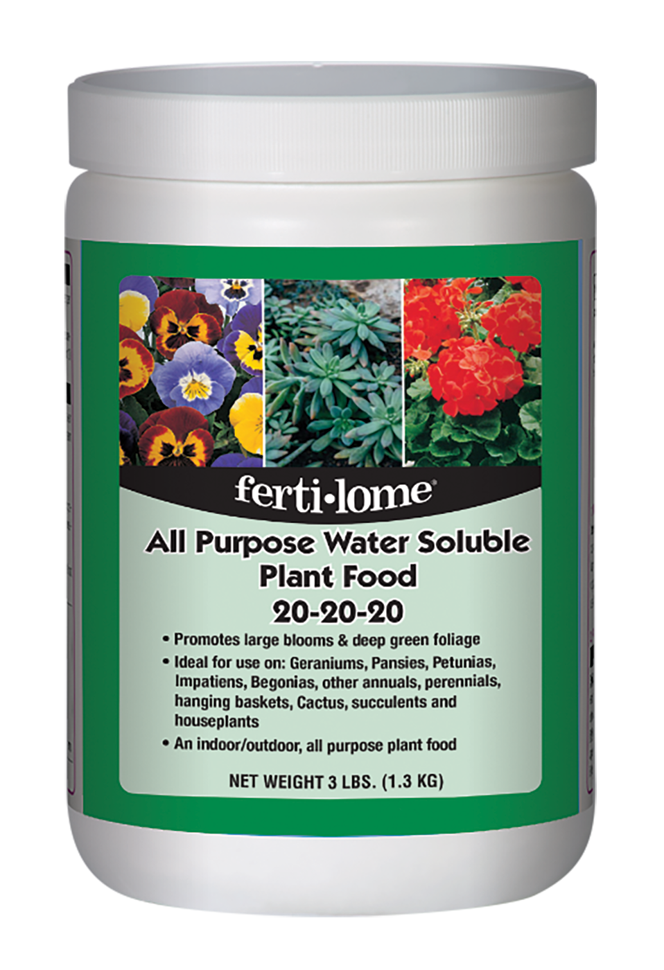 All Purpose Water Soluble Plant Food 20-20-20 3 lb.