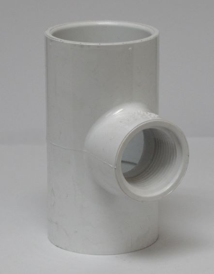 1-1/2x1-1/2x1 PVC TEE SxSxT