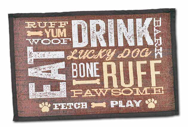 Bella Fashion Mat Dog Day Expressions