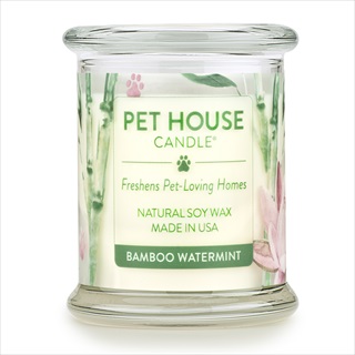 Pet House Candle Bamboo Watermint