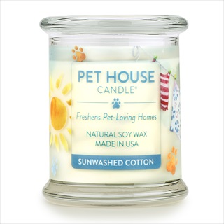 Pet House Candle Sunwashed Cotton