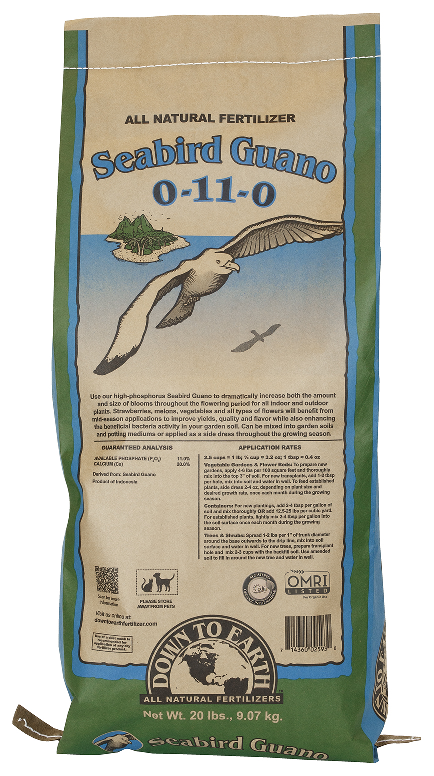 Down to Earth Seabird Guano 20 lb.