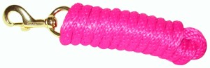 Poly Lead Rope, Pink 10' 5/8"