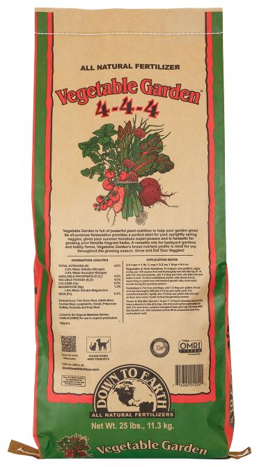 Down To Earth Vegetable Garden Mix 25 lb.