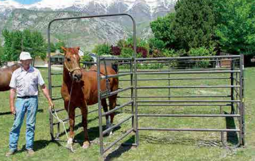 Powder River Powder Mountain Combo Gate/Panel 12' x 8'