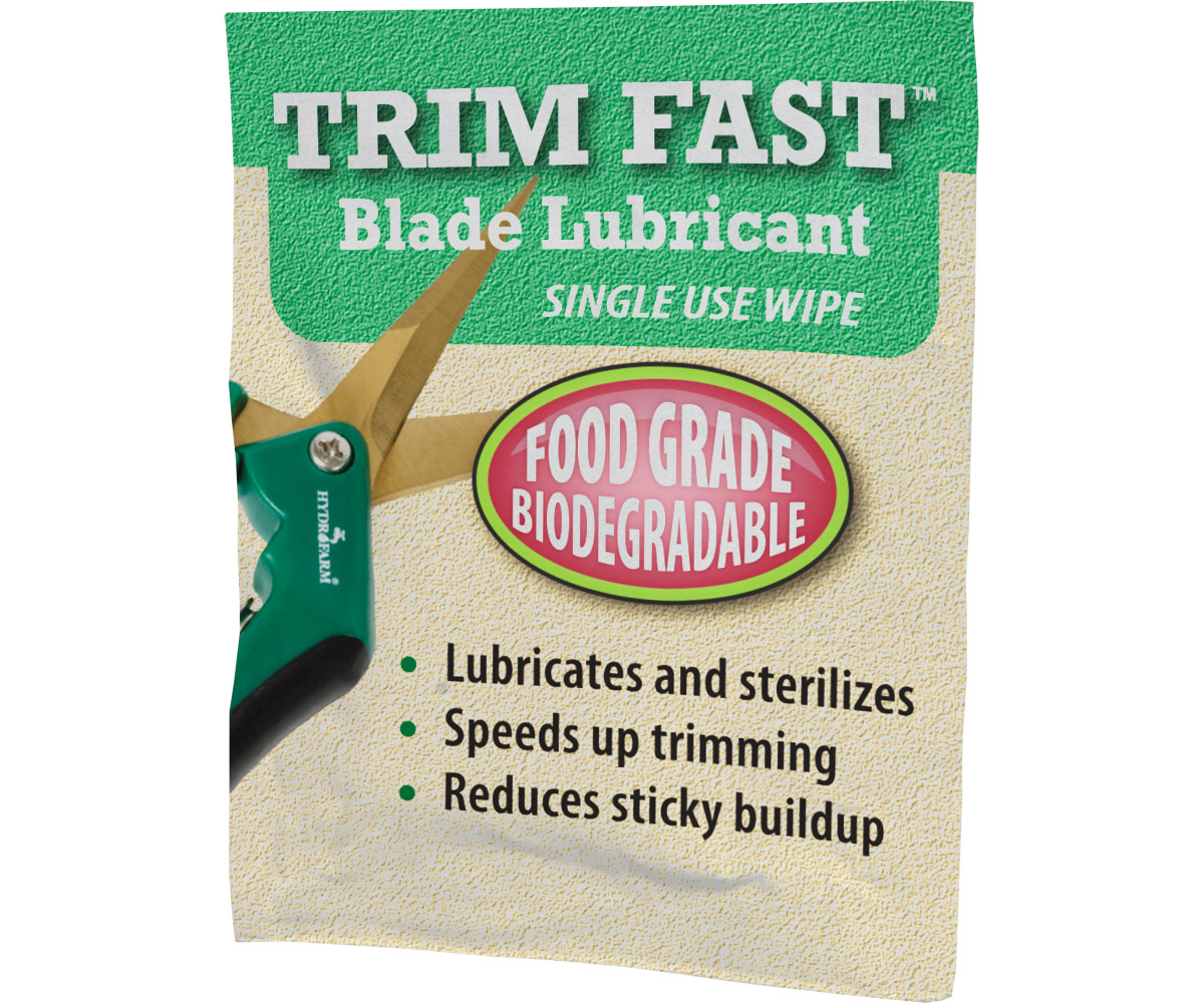 HydroFarm Trim Fast Blade Lubricant Single Use Wipe