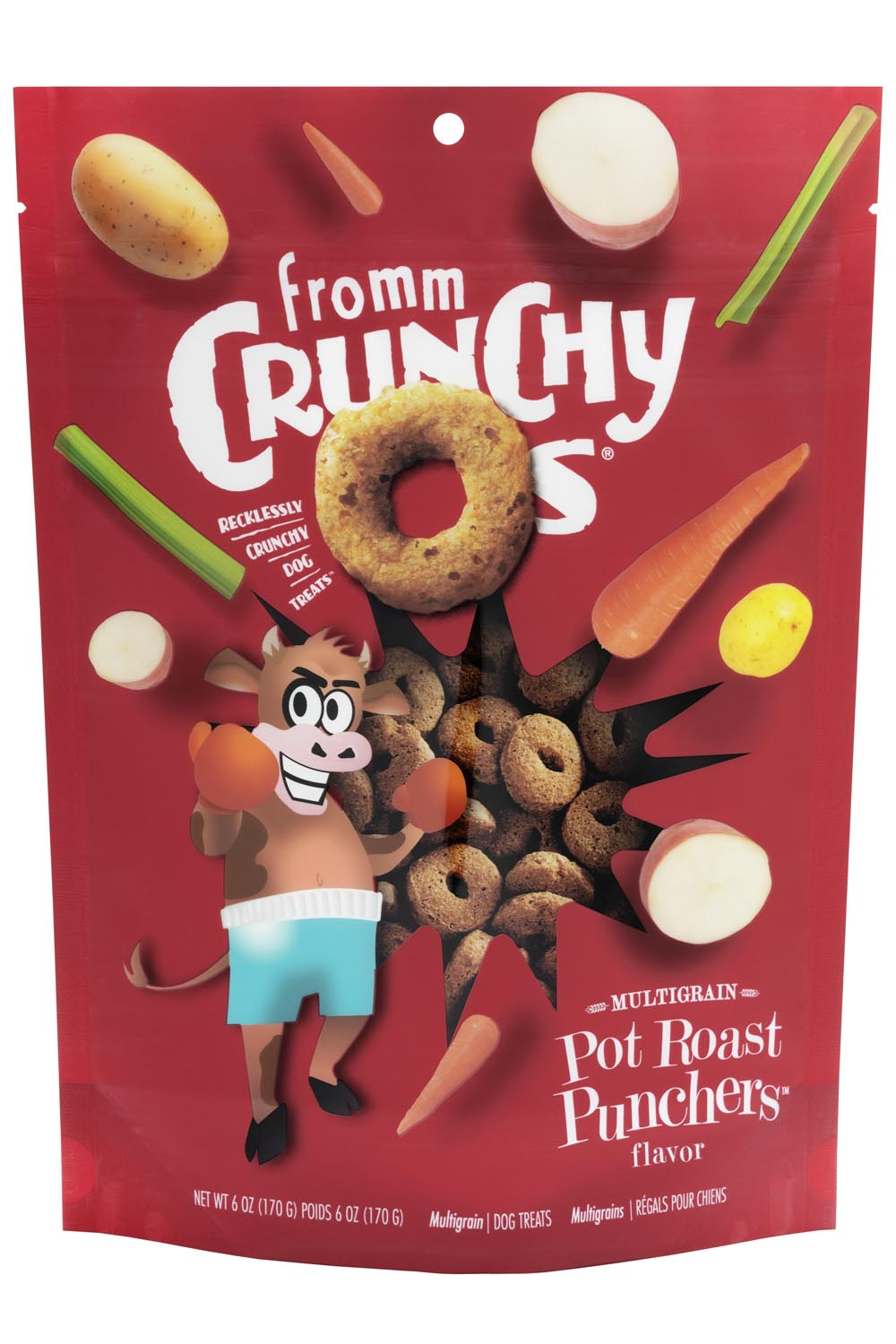 Fromm Crunchy O's Pot Roast Punchers, 6 oz.