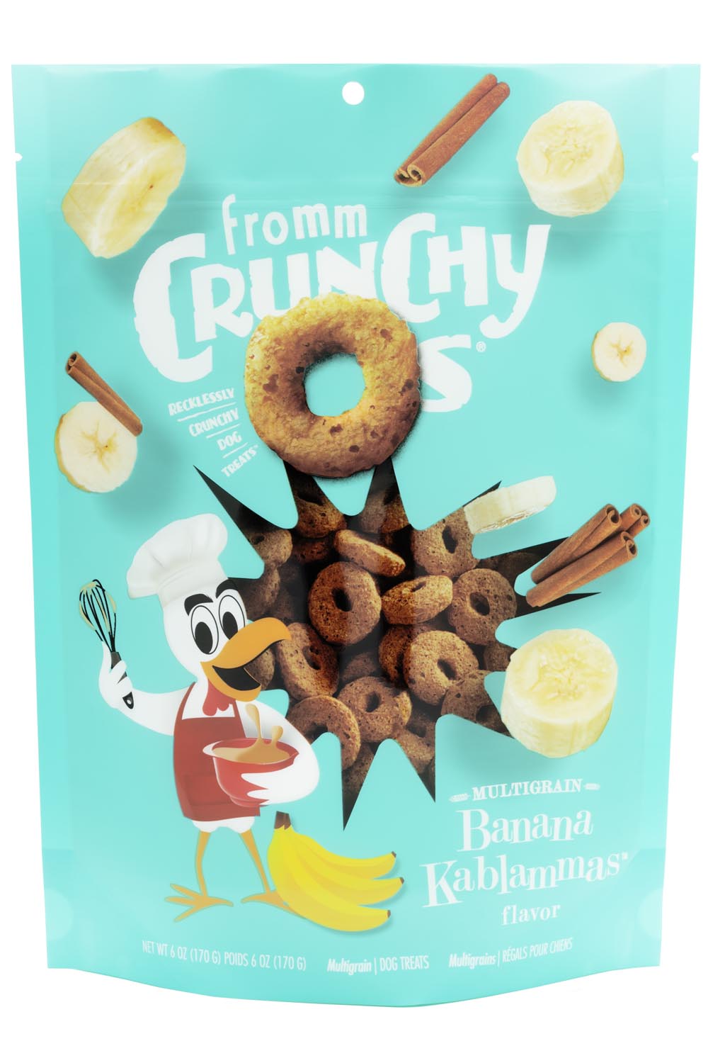 Fromm Crunchy O's Banana Kablammas, 6 oz.