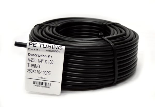 1/4" Poly Drip Hose, 100'