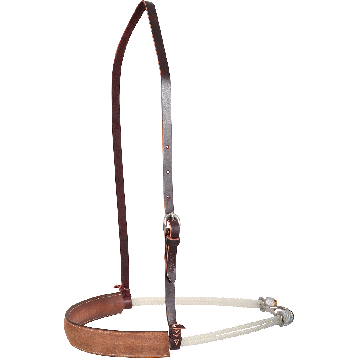 Martin Saddlery Double Rope with Leather Cover Noseband
