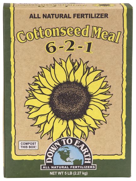 Down To Earth Cottonseed Meal 6-2-1 5 lb.