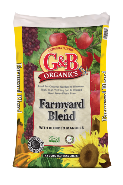 Gardner & Bloome Organics Farmyard Blend, 1.5 cu. ft.