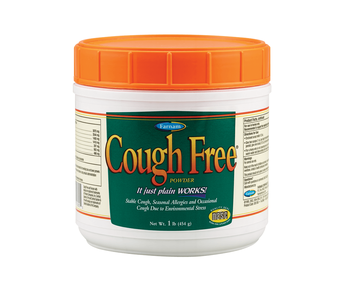 Cough Free® Powder, 1 lb.