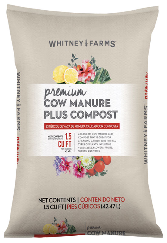 Whitney Farms Cow Manure, 1.5 cu. ft.
