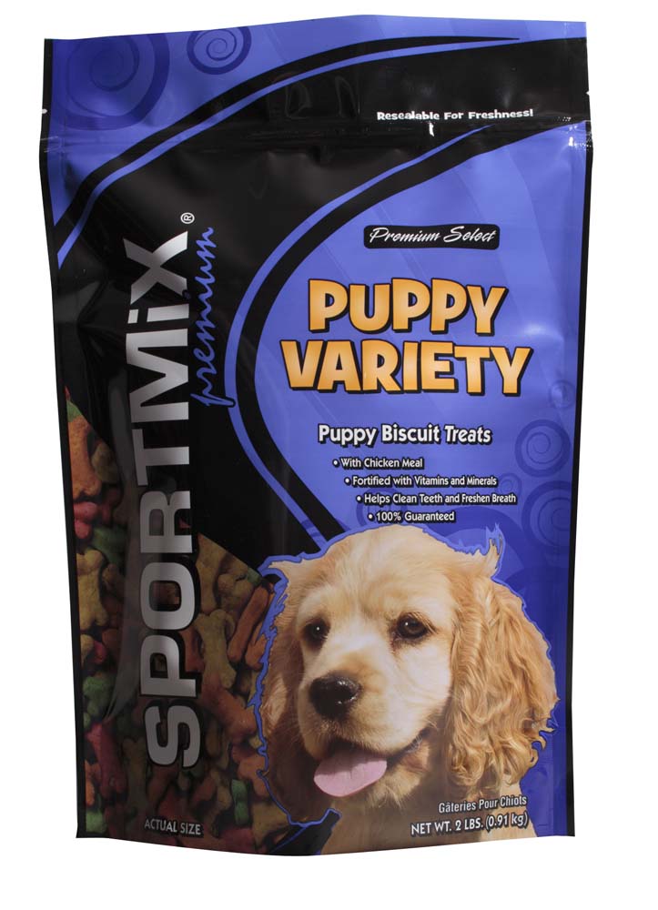 Sportmix Puppy Variety Biscuit Treats, 2 lb.