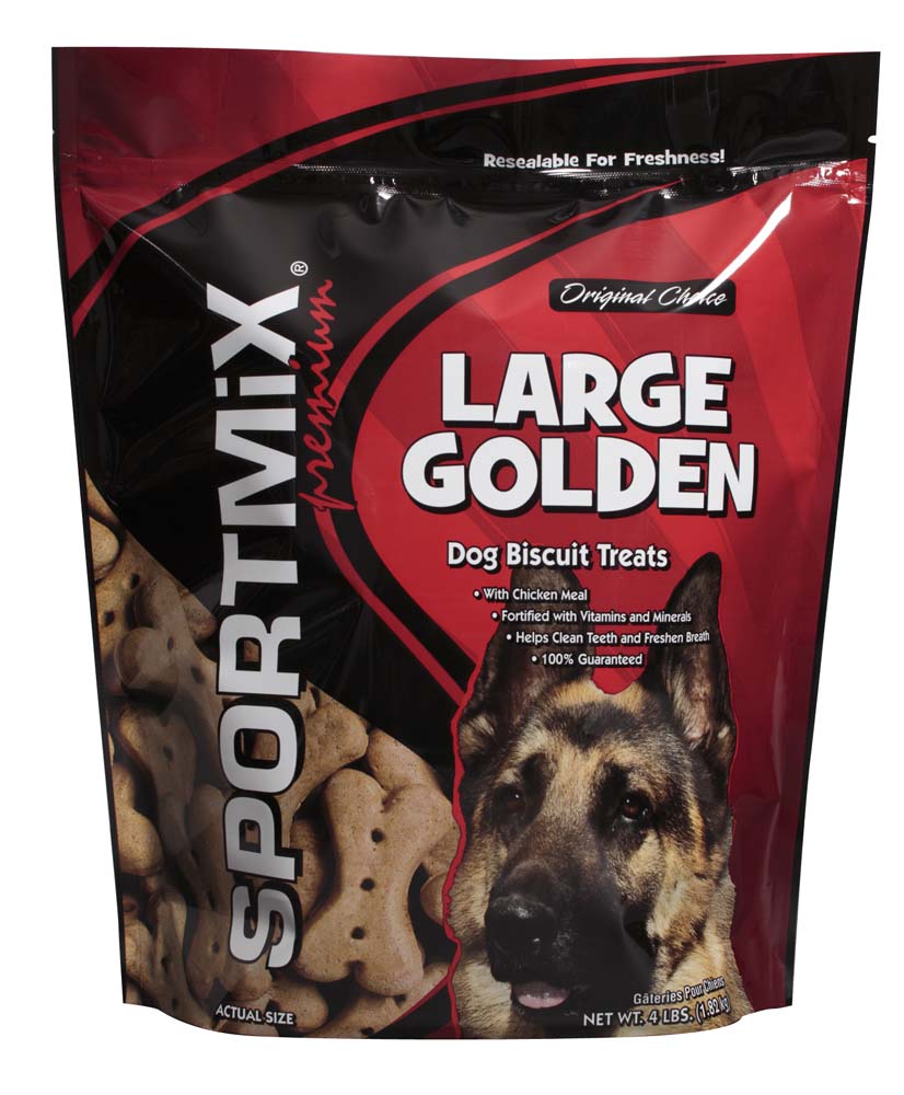 Sportmix Large Golden Dog Biscuit Treats, 4 lb.