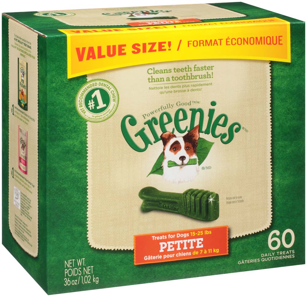 Greenies Petite Dental Chew, 60 pk.