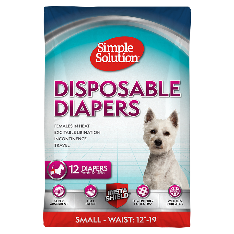 Simple Solution Disposable Diapers Small, 12 ct.