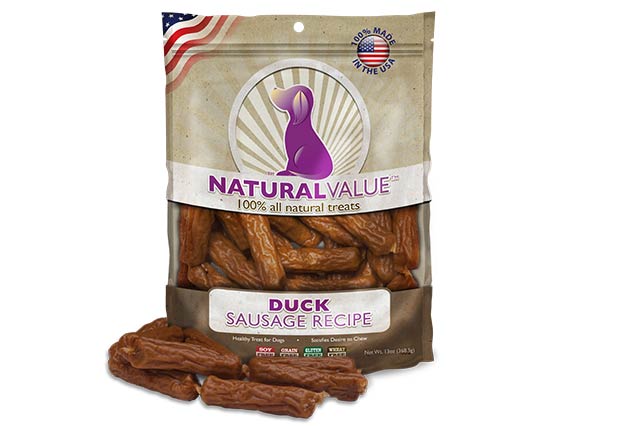 LOVING PET DUCK SAUSAGE, 14 OZ.