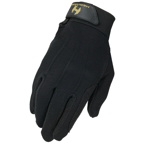 Heritage Cotton Grip Glove, Black