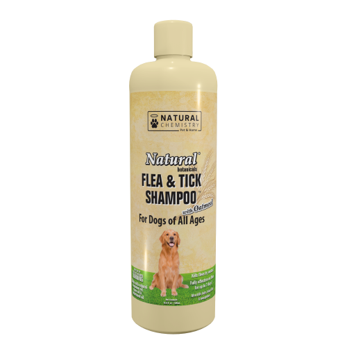 Natural Chemistry Flea & Tick Shampoo With Oatmeal, 16 oz.