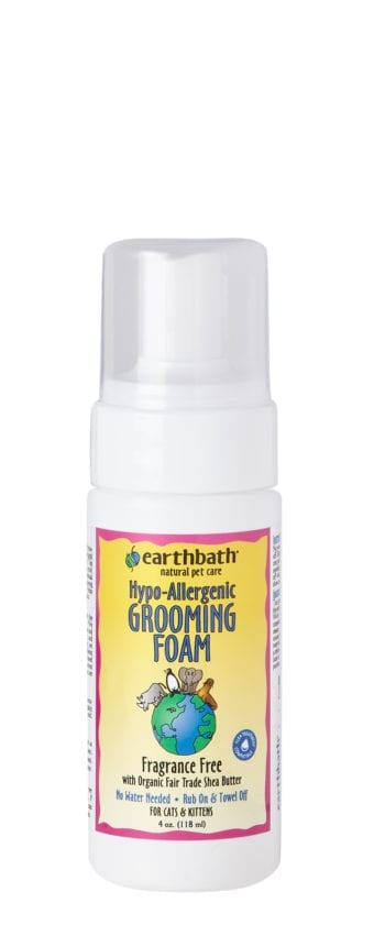 Earthbath Hypo-Allergenic Grooming Foam for Cats