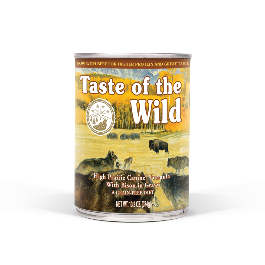 TASTE OF THE WILD GRAIN FREE HIGH PRAIRIE DOG 13 OZ